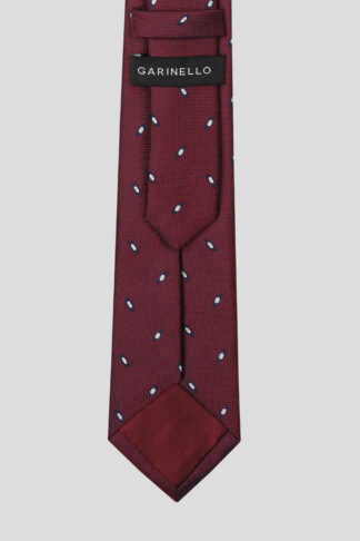 Bordo kravata sa belom tačkom 3318